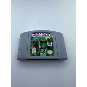Army Men Sarge's Heroes Nintendo 64 Authentic Genuine Original Retro Game N64